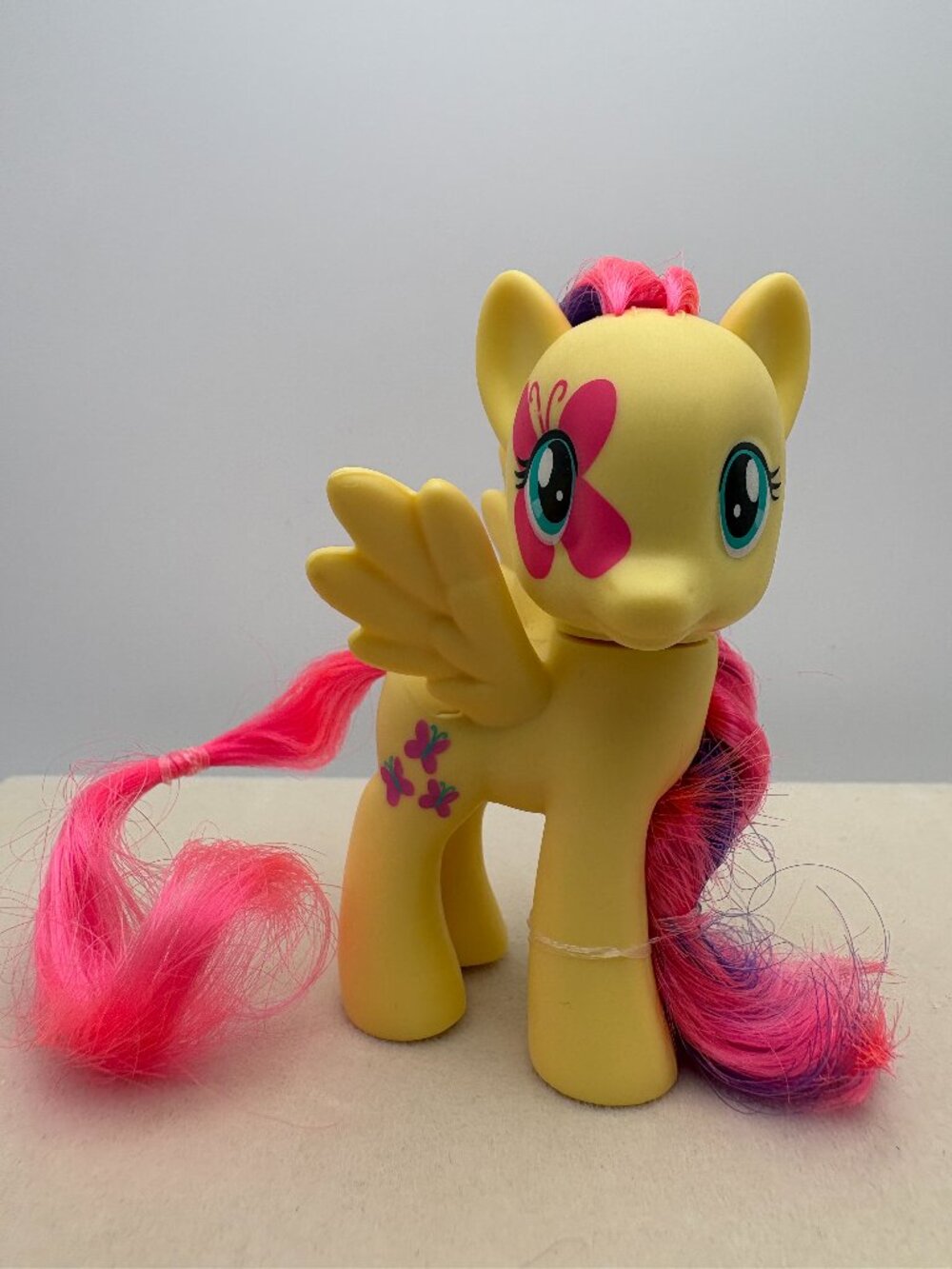 My Little Pony (MLP) Fluttershy Butterfly Face Brushable 2014 G4 (MLP: LT2-32)